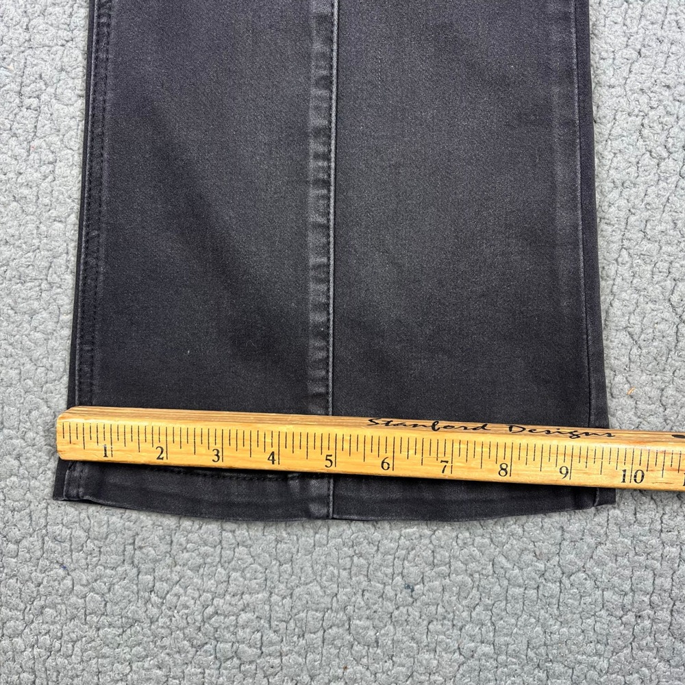 1822 Denim Better Butter High Rise Flare Jeans Black Button Fly 14P/32P NEW - Picture 11 of 12